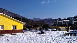 大成里的冬日雪景