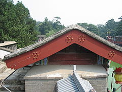 北京颐和园苏州街建筑——悬山式卷棚顶