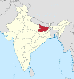 比哈爾邦在印度的位置