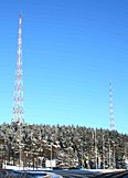 The radio masts in Lahti, symbols for the city