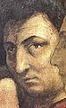 Masaccio détail de La résurrection du fils de Théophile vers 1425