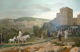 耶穌進耶路撒冷城，1897年，Musée Georges-Garret藏