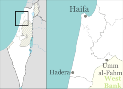 Jisr az-Zarqa is located in Haifa region of Israel