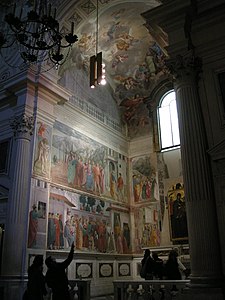 Masolino da Panicale et Masaccio, fresques de la chapelle Brancacci, Florence