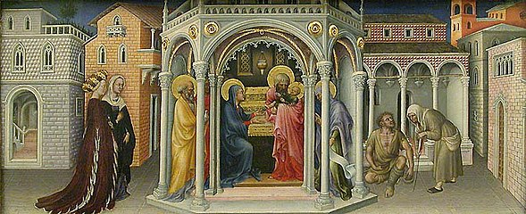 Gentile da Fabriano, La Présentation au Temple, 1423, Musée du Louvre