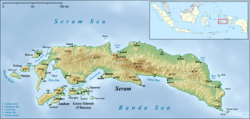 West Seram Regency is located in Seram Island
