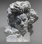 Beethoven aux grands cheveux 1891 - Plâtre