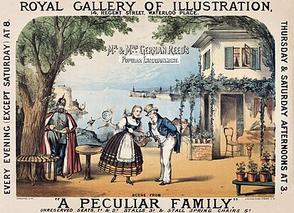 A Peculiar Family poster at William Brough (writer), by Robert Jacob Hamerton (restored by Adam Cuerden)
