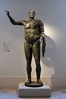 Statue traditionally identified as Gallus, the only near-complete, full-size Roman bronze to survive from the 3rd century (Metropolitan Museum)