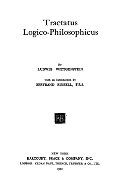Image illustrative de l’article Tractatus logico-philosophicus
