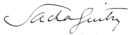 Signature de Sacha Guitry