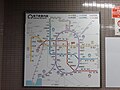 当路線が掲載されている名古屋市交通局の路線図