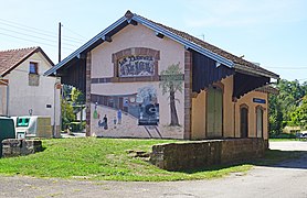 L'ancienne gare du Tacot.