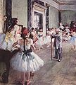《舞蹈課》(La classe de danse)，1873年－1875年，收藏於奧塞美術館