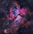 NGC 3372 ，图像取自天文台OALM ，蒙得维的亚，乌拉圭。