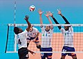 Image 19Play in progress: Final of the Volleyball French Cup, 2013