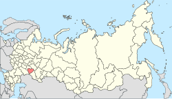 薩馬拉州在俄羅斯的位置