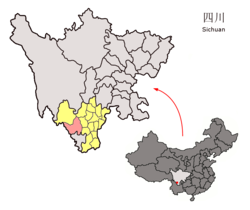 盐源县的地理位置
