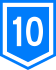 Route 10 shield}}