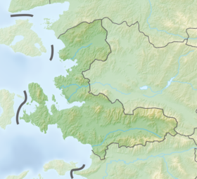 Voir sur la carte topographique de la province d'İzmir