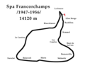 PNG showing the 1947 version of the track