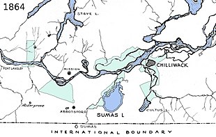 map of the Fraser Valley