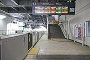 新幹線12番のりば（2023年1月）