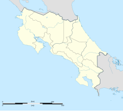 Occidental district location in Costa Rica
