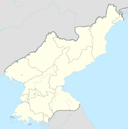 延安郡在朝鲜民主主义人民共和国的位置