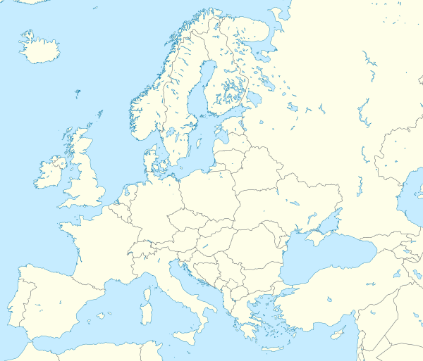 2021年欧洲男子排球锦标赛在欧洲的位置