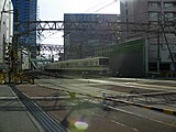 新宿駅 - 南新宿駅間の東京都道414号の踏切