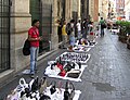 羅馬街頭的攤販