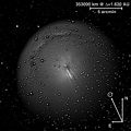 莫德拉天文台拍攝的霍姆斯彗星。