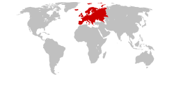 歐洲的地理位置