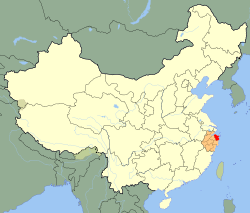 梅山保稅港區在中華人民共和國的地理位置