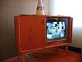 Image 25The 1950s was the beginning period of rapid television ownership. In their infancy, television screens existed in many forms, including round. (from 1950s)