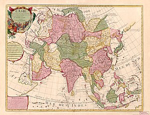 1700年地图的大鞑靼利亚、中属鞑靼利亚、独立的鞑靼利亚