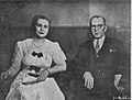 Şükrü Saracoğlu with his wife