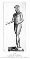 Apollon de Piombino. Bronze, incrustations de cuivre et d'argent. H. 1,15 m. Faux archaïque, d'époque hellénistique, v. 50 av. n. ère. Louvre