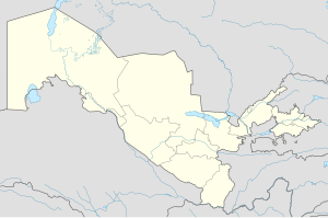 奥尔马利克在烏茲別克的位置