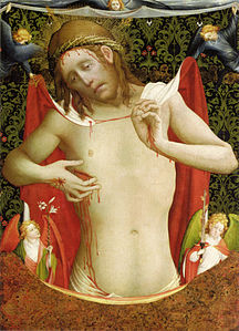 Maître Francke, Cristo dolente, vers 1435, Kunsthalle de Hambourg