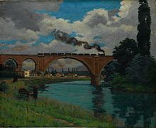 Pont ferroviaire au-dessus de la Marne à Joinville Armand Guillaumin, 1871-1875 New York, Metropolitan Museum of Art