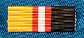 Ribbon of the Skaraborg Regiment and Skaraborg Brigade (MekB 9) Medal of Merit.