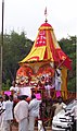 ISKCON Rath Yatra at Thiruvananthapuram, India.