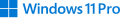 Windows 11 Pro logo and wordmark (blue)