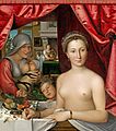 弗朗索瓦·克盧埃《沐浴女子（黛安·德·波迪耶）》，約1571年，現藏於國家藝廊