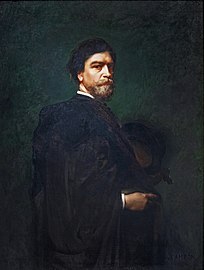 Autoportrait 1867, huile sur toile