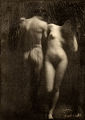 弗蘭克·尤金《亞當和夏娃》，攝於1898年