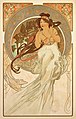 阿爾豐斯·慕夏藝術組畫之《音樂》，1898年