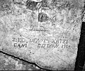 An inscription in Karamanli Turkish found on a tombstone in Elmalık, Yalova Province; it says ΤΕΚΕ ΟΓΛΟΥ ΧΑΤΖΙ ΓΙΑΝΙ ΓΙΠΤΙΡΑΝ 1910 'commissioned by Tekeoglou (or son of Teke) Hatzi Yani in 1910'.